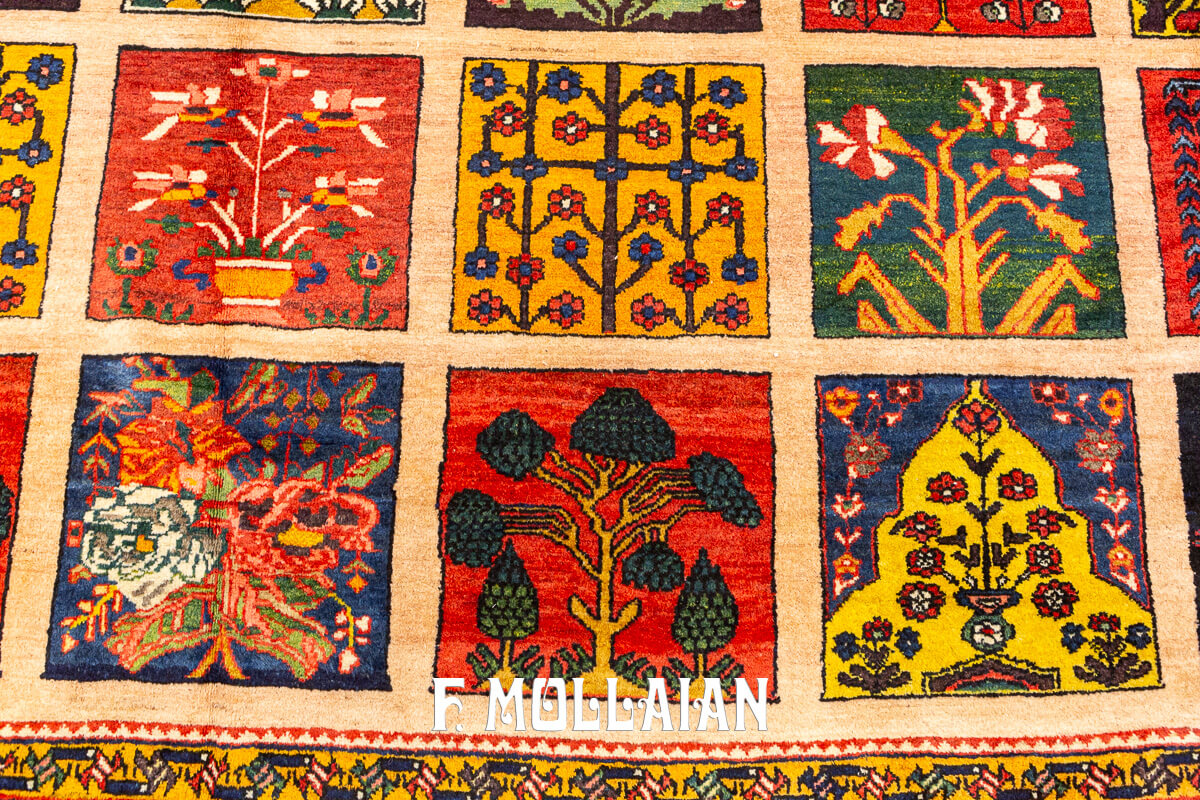 Bakhtiari Rug Very Large Garden Design n°:818996